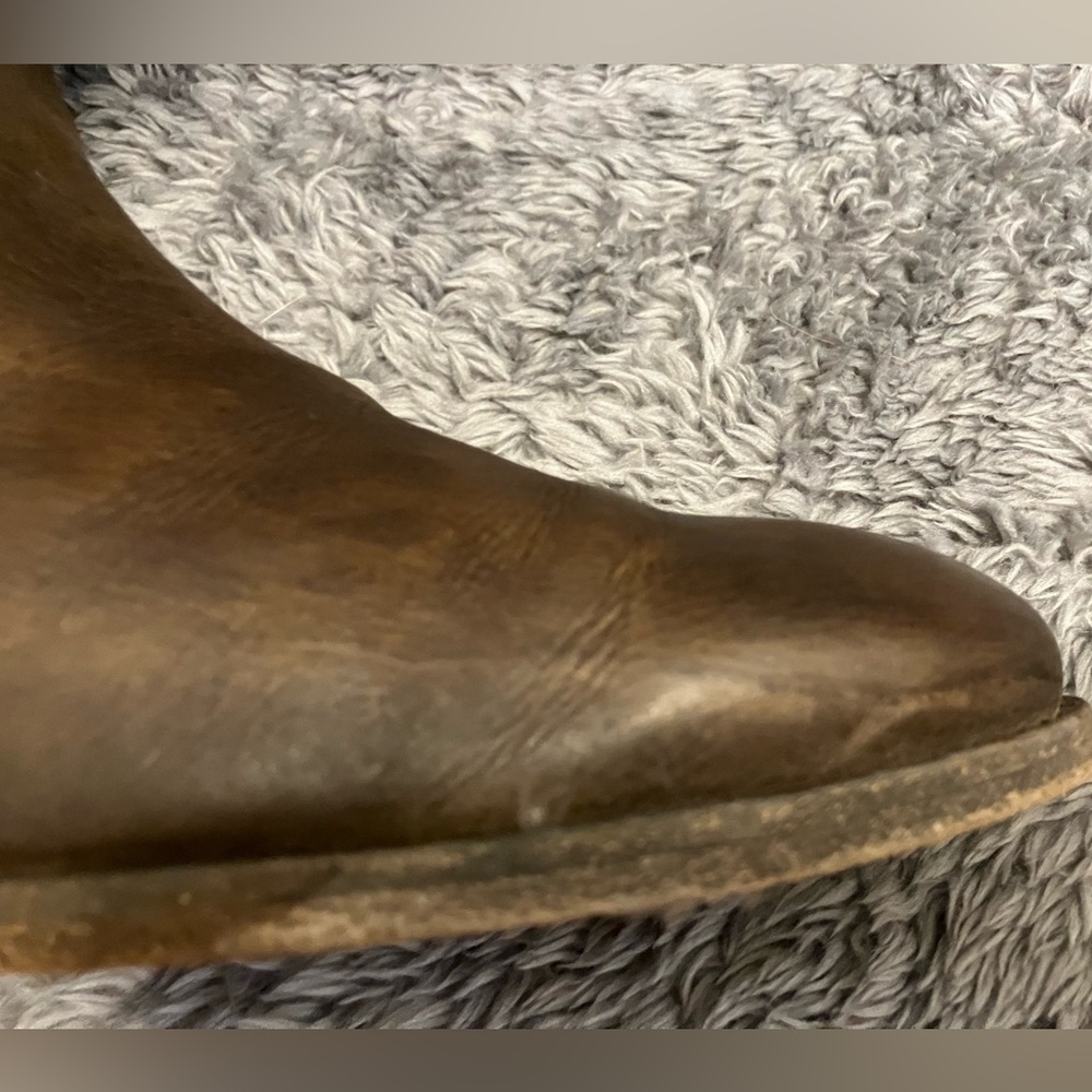 Frye Melissa Button Distressed Leather Women's Knee-High Riding Boots 6B - Picture 11 of 16